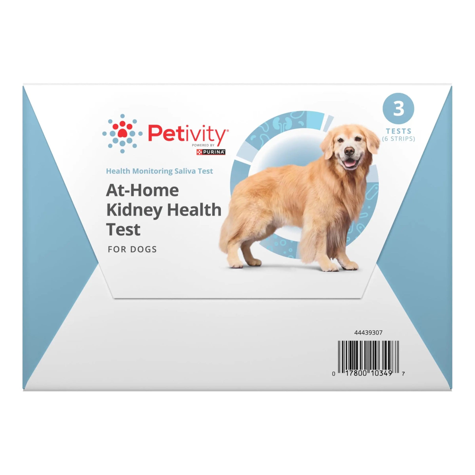 Petivity At-Home Kidney Health Test Kit for Dogs — Quick Saliva Urea Test (2-Minute Home Check), Powered by Purina — Help Detect Early Kidney Changes - (Pack of 3) petivityBuy Supplements Australia