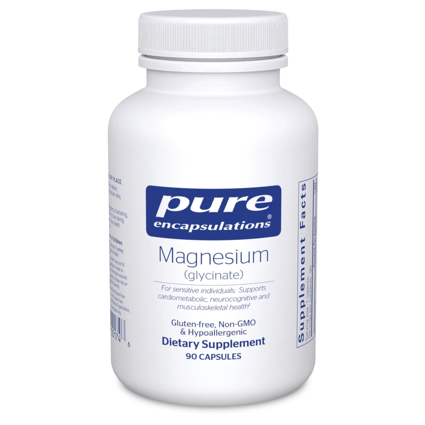 Pure Encapsulations Magnesium (Glycinate) - Supplement to Support Stress Relief, Sleep, Heart Health, Nerves, Muscles, and Metabolism* - with Magnesium Glycinate - 90 Capsules Pure EncapsulationsBuy Supplements Australia