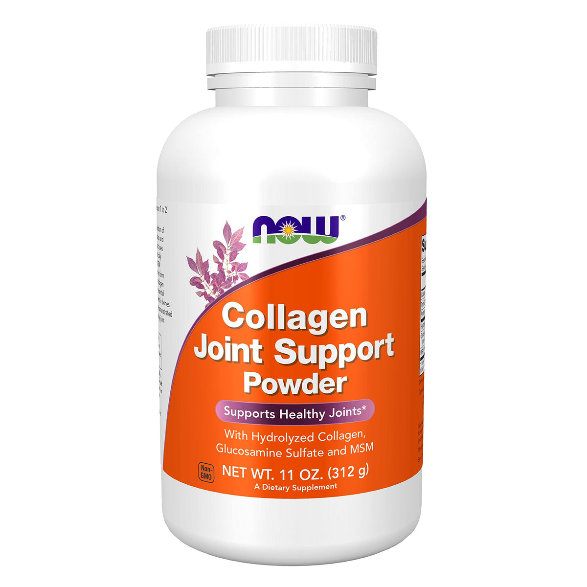 NOW Foods Supplements, Collagen Joint Support™ Powder with Beef Gelatin, Glucosamine Sulfate and MSM, 11-Ounce NOW FoodsBuy Supplements Australia