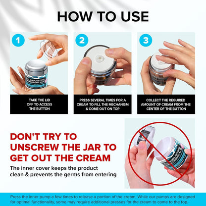 Anti-Aging Face Moisturizer with Retinol, Collagen & Hyaluronic Acid - Made in USA - Moisturizer Face Cream for Women & Men - Firming & Hydrating Neck Cream - Day & Night Skin Care - 1.7 fl oz SimplyVital buy supplements Au