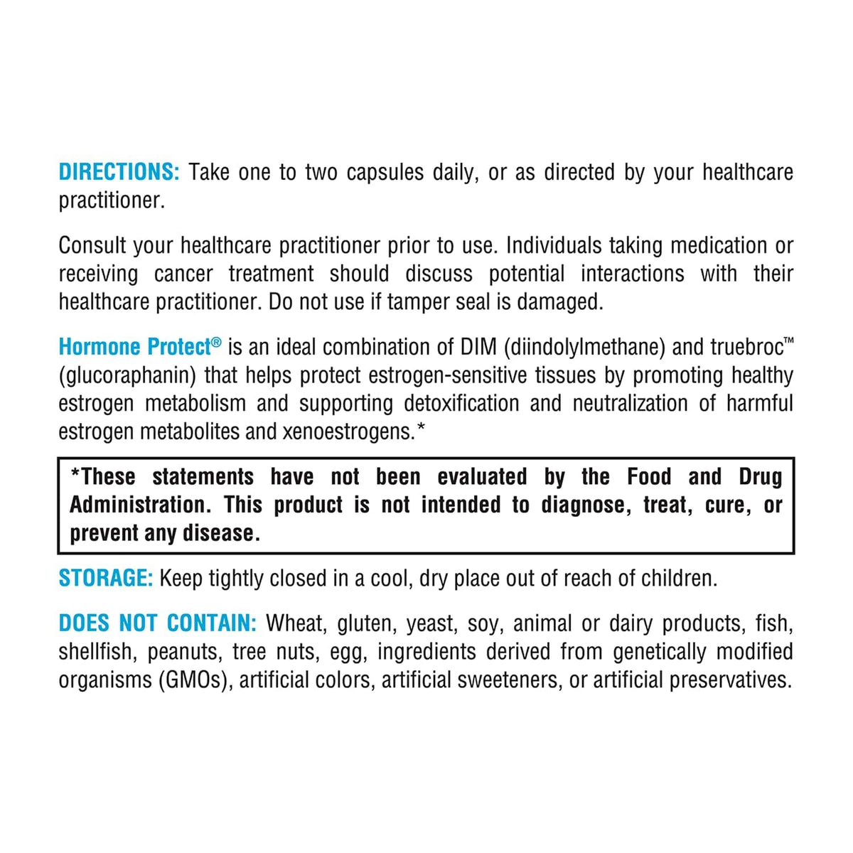XYMOGEN Hormone Protect - Dim Supplements for Women with Glucoraphanin from Broccoli Extract - Promote Detoxification, Balance & Protect Estrogen Sensitive Tissues in The Breast & More (60 Capsules) XYMOGENBuy Supplements Australia
