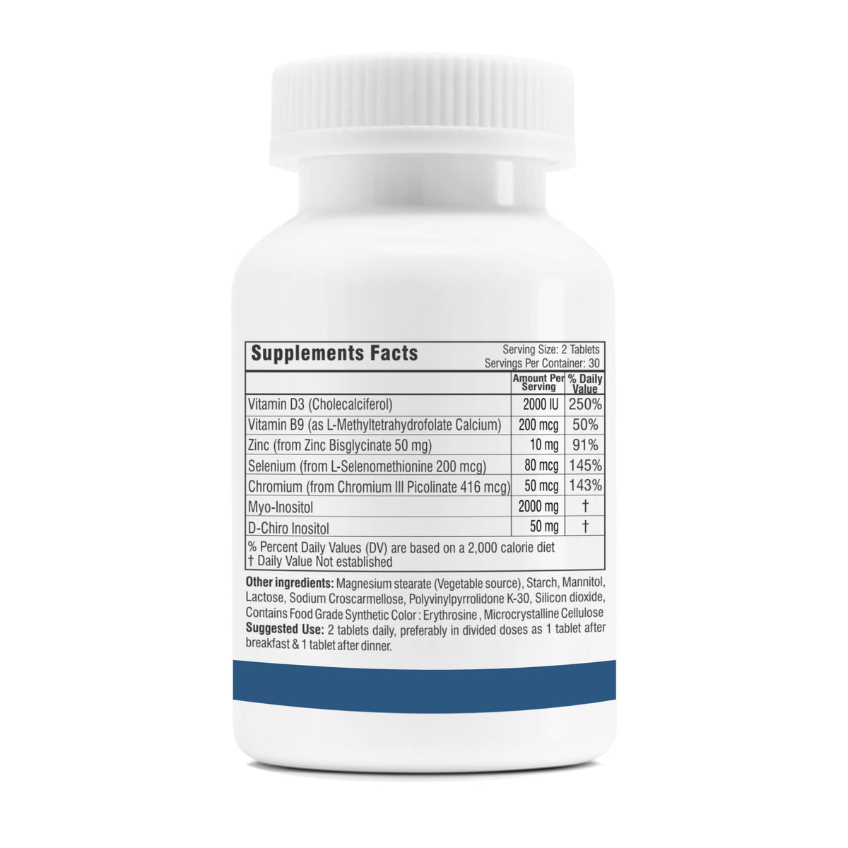 Trexgenics SYNERGISTIC & ADVANCED PCOS Support Myo-Inositol 1000 mg, D-Chiro TrexgenicsBuy Supplements Australia