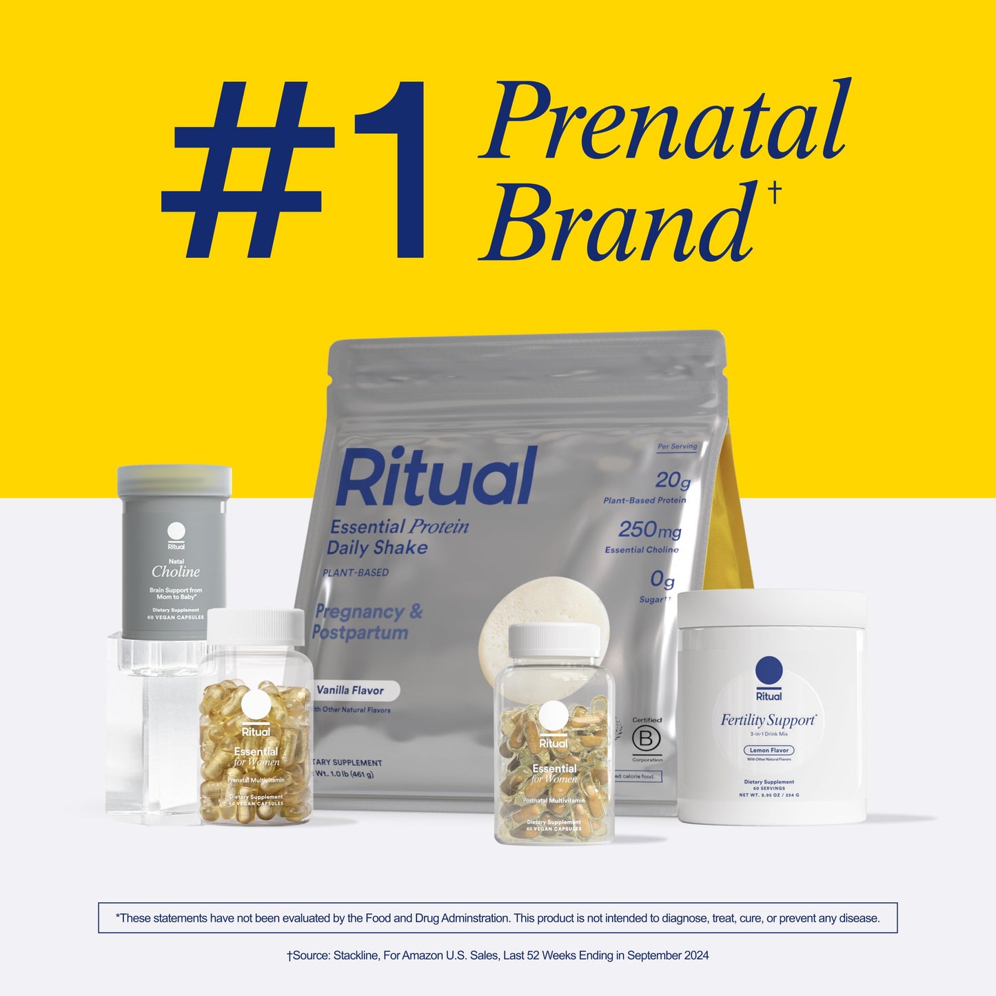 Ritual Pregnancy Relaxation Support Duo with Essential Prenatal Multivitamins to Support Pregnancy Nutrient Demands and Magnesium+ Drink Mix with Magnesium to Help Ease Leg Cramps During Pregnancy RitualBuy Supplements Australia