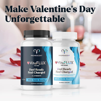 Promescent VitaFLUX Nitric Oxide Supplements for Men, Fast Acting Male Enhancing Pills for Stamina, Size & Performance, L-Arginine L-Citrulline L-Carnitine (30 Servings) Promescent buy supplements Au