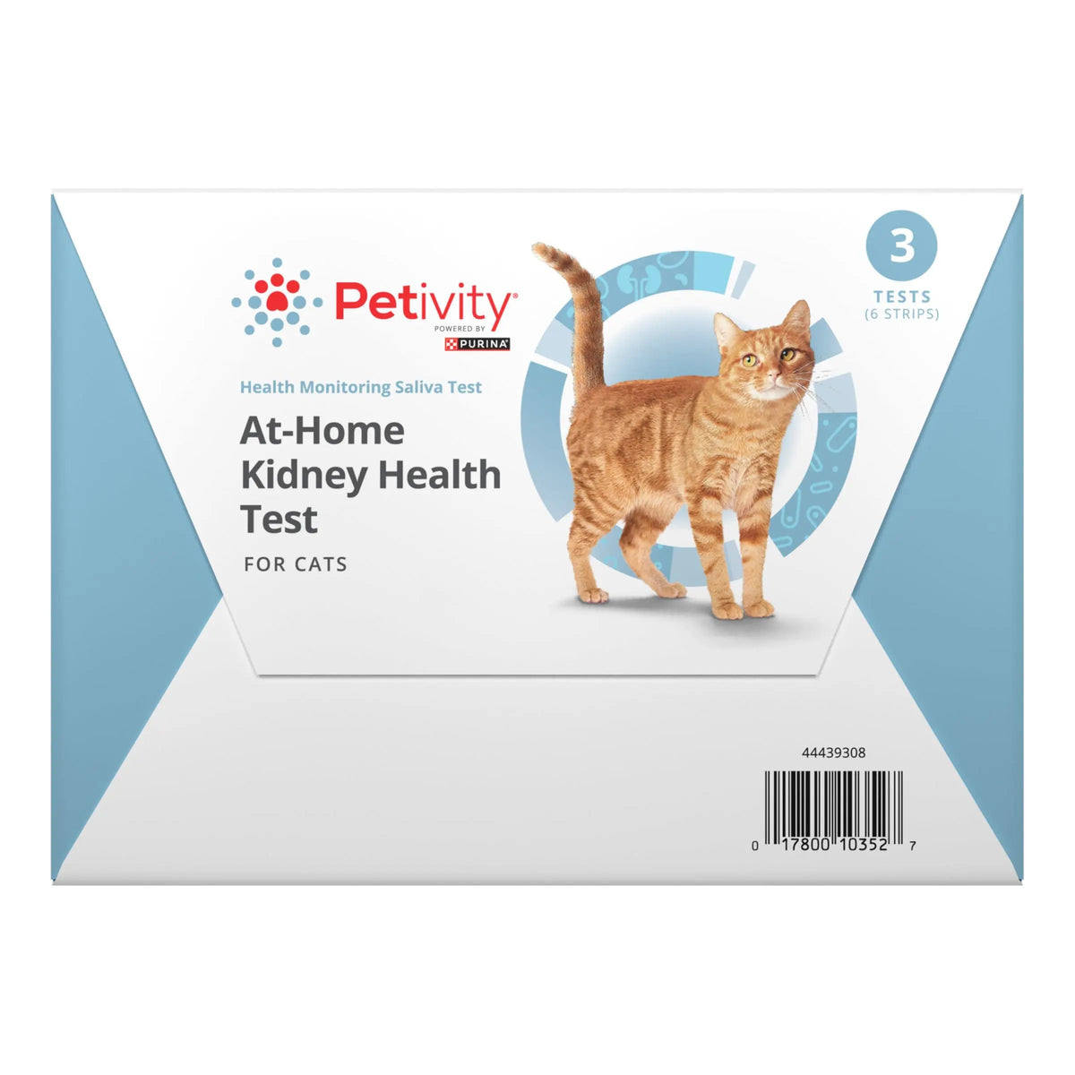 Petivity At-Home Kidney Health Test Kit for Cats — Quick Saliva Urea Test (2-Minute Home Check), Powered by Purina — Help Detect Early Kidney Changes - (Pack of 3) petivityBuy Supplements Australia