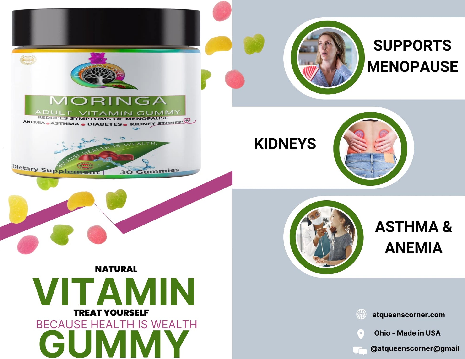 Moringa- Adult Supplement Gummy GenericBuy Supplements Australia