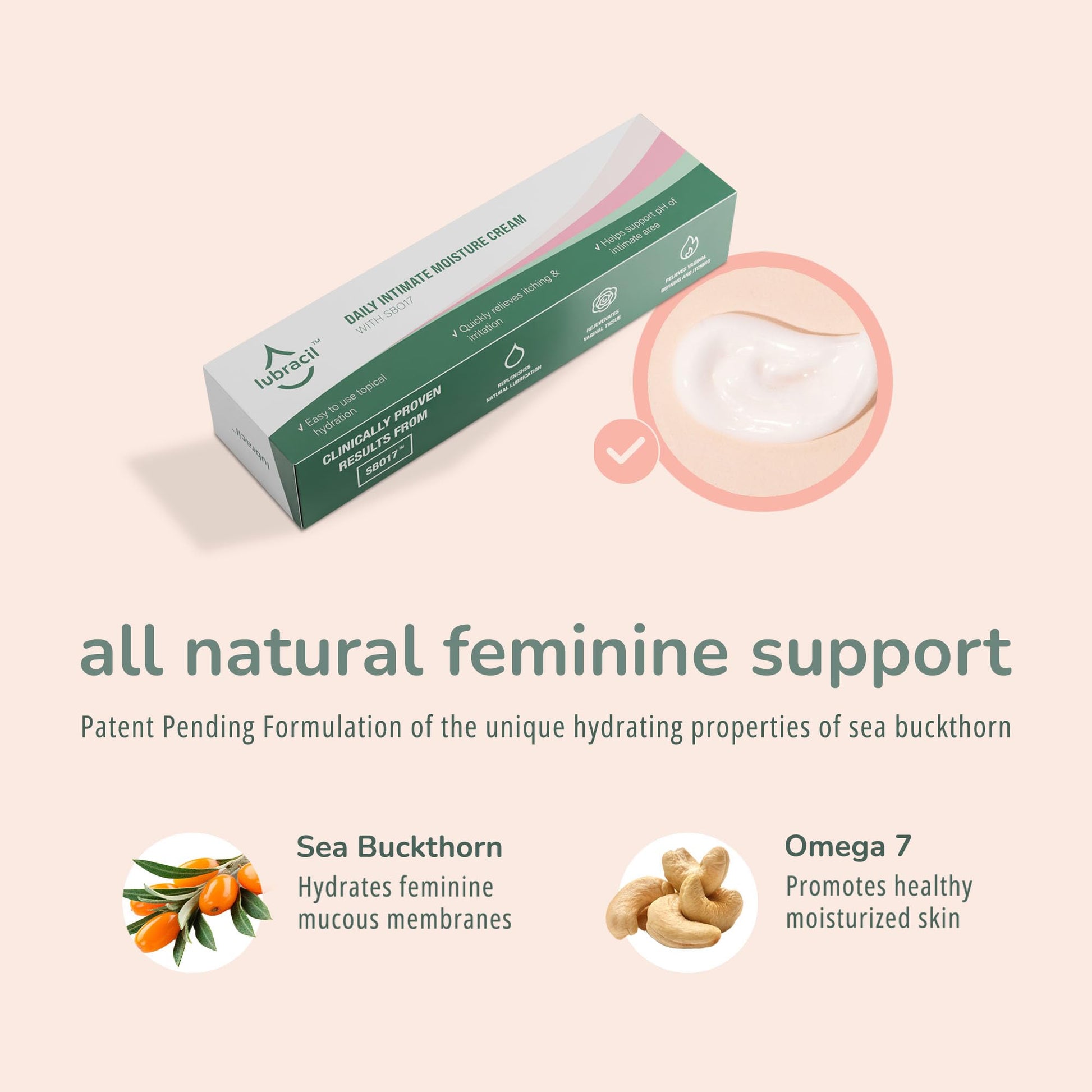 Lubracil - Topical Vulva Cream - Daily Care Moisturizer Helping with Vaginal Dryness, Burning LubracilBuy Supplements Australia