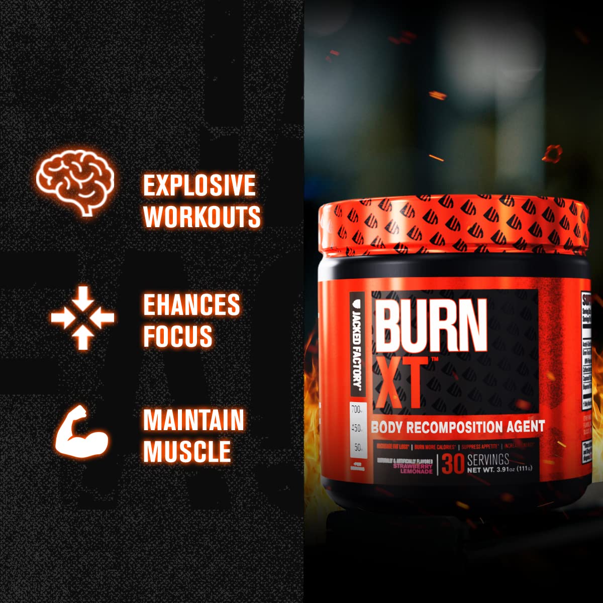 Jacked Factory Burn-XT Powder for Men & Women - Improve Focus & Increase Energy Jacked FactoryBuy Supplements Australia
