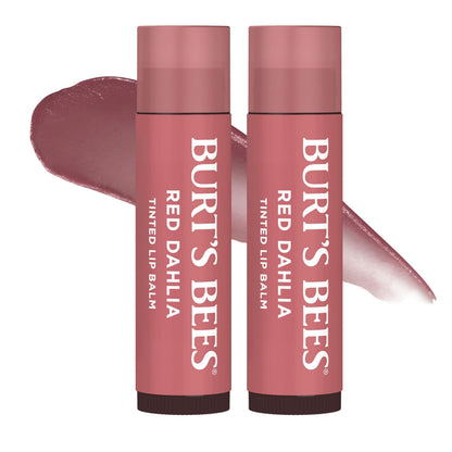 Burt's Bees Lip Tint Balm with Long Lasting 2 in 1 Duo Tinted Balm Formula, Color Infused with Deeply Hydrating Shea Butter