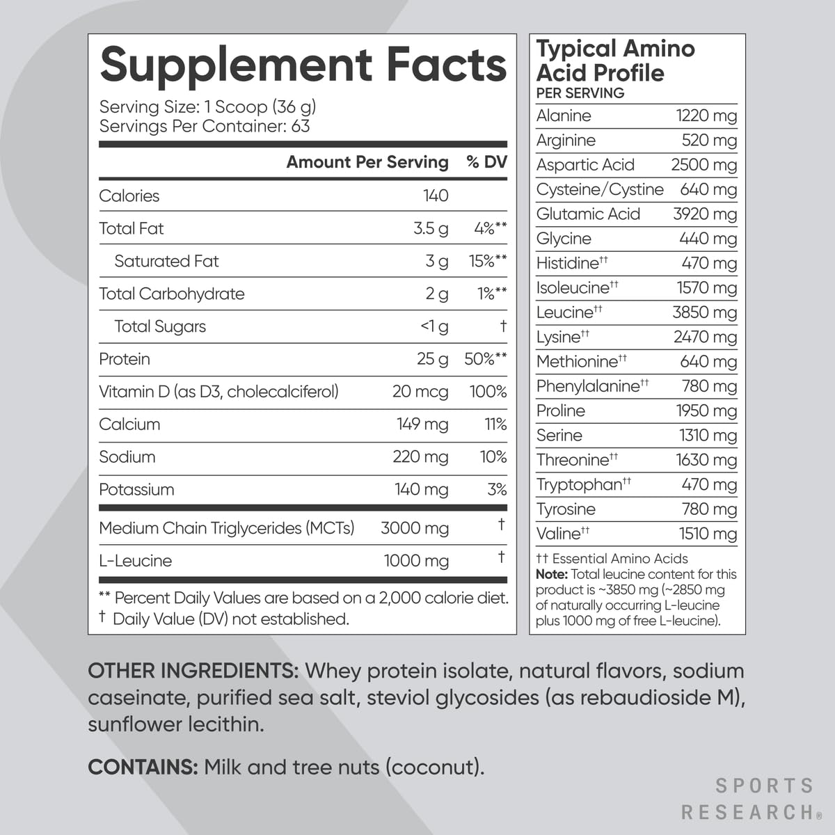 Sports Research Whey Protein Isolate - Sports Nutrition Protein Powder 25g per Serving - 5lb Bag Whey Protein - Vanilla Flavor - Bulk Protein Powder, 56 Servings Sports Research buy supplements Au