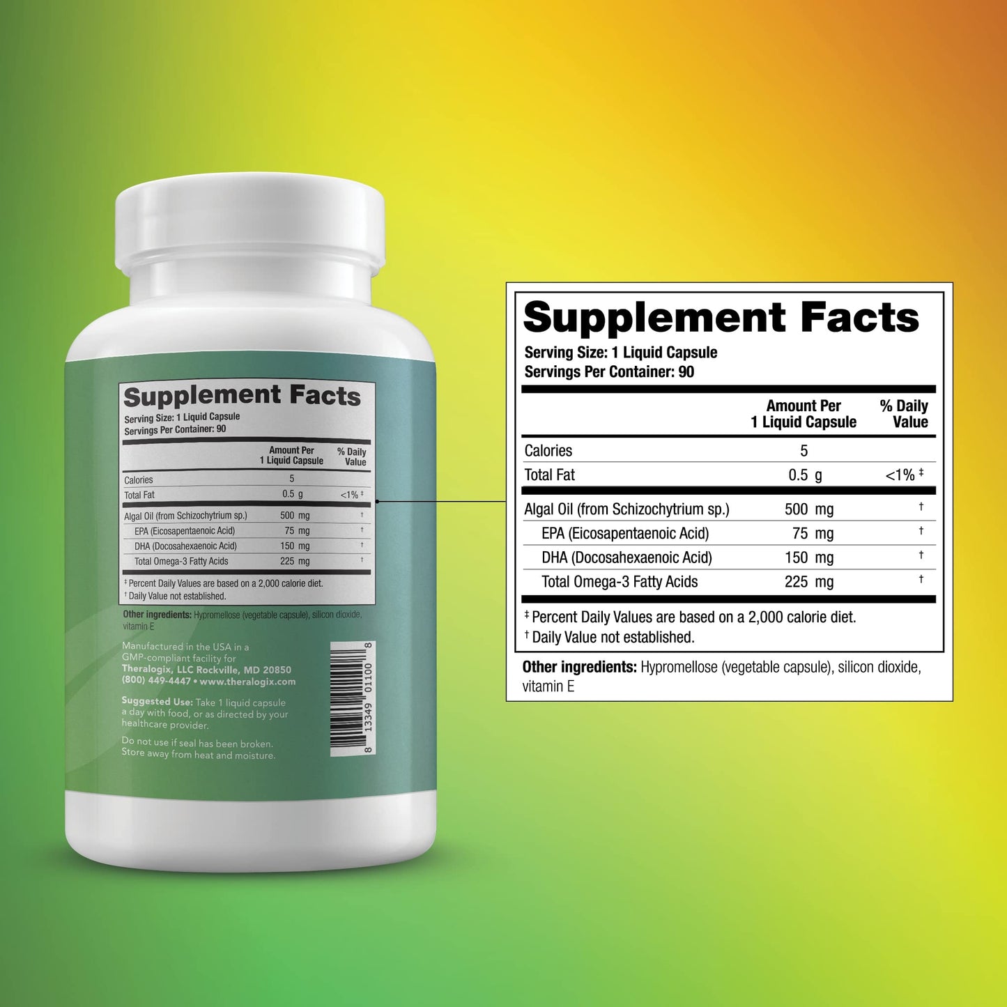 Theralogix PhytoLife Omega - 90-Day Supply - Vegan Algae Omega-3 Supplement TheralogixBuy Supplements Australia