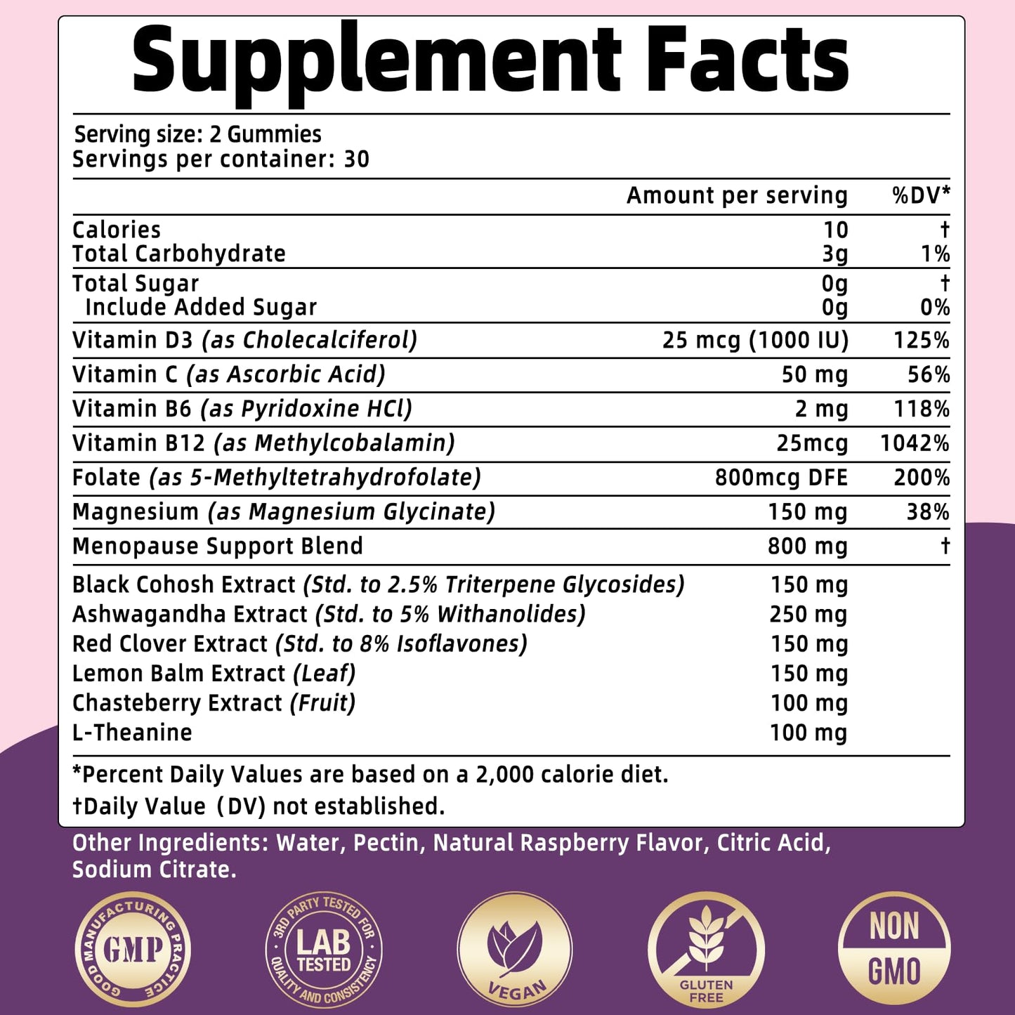 Menopause Supplements for Women with Black Cohosh, Menopause Relief Sugar Free Gummies for Hot Flashes, Natural Female Hormone Balance & Ashwagandha, Magnesium for Night Sweats, Mood Swings, 60 Count XIHOLIYBuy Supplements Australia