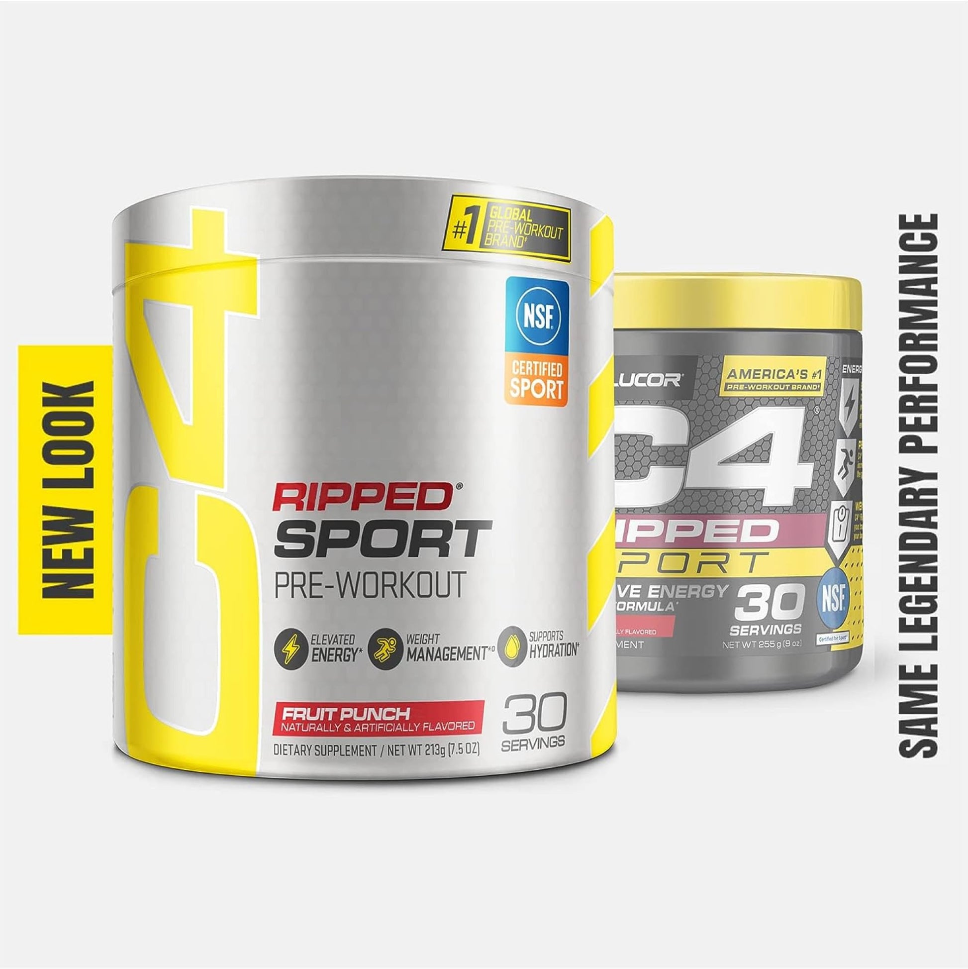C4 Ripped Sport Pre Workout Powder Fruit Punch - NSF Certified for Sport + Sugar Free CellucorBuy Supplements Australia