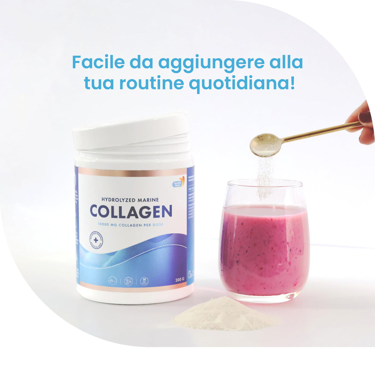 100% Marine Collagen Powder 300g I Pure Hydrolyzed Collagen Powder (Type I & III) Swedish NutraBuy Supplements Australia