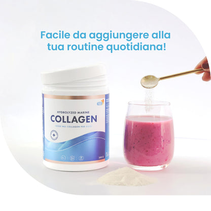 100% Marine Collagen Powder 300g I Pure Hydrolyzed Collagen Powder (Type I & III) Swedish NutraBuy Supplements Australia