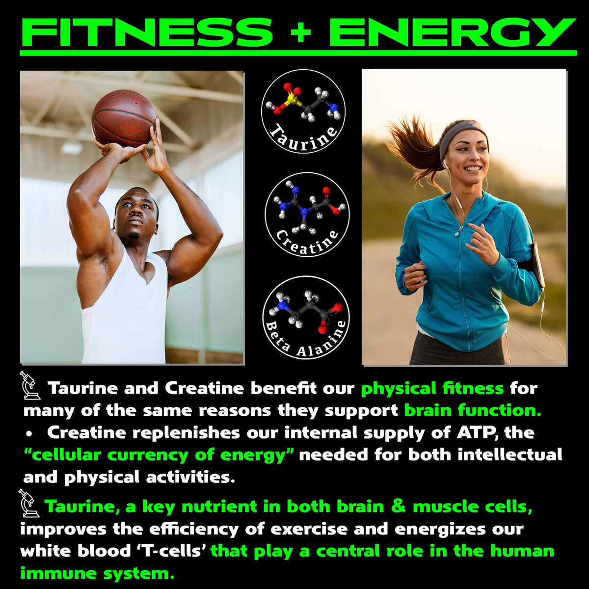 Vegan Brain & Body Boost: The Cherry On Top of A Plant-Based Lifestyle | Working Intelligence | Anti-Aging | Physical Fitness | Vegan Amino Acids - Creatine, Taurine & Beta Alanine | 40 Servings/300g Vegan Brain FoodBuy Supplements Australia