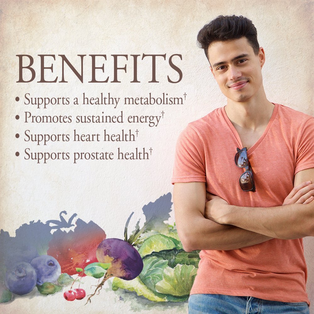 Garden of Life Organics Whole Food Multivitamin for Men, 60 Tablets, Vegan Mens Vitamins and Minerals for Health and Well-Being Garden of LifeBuy Supplements Australia