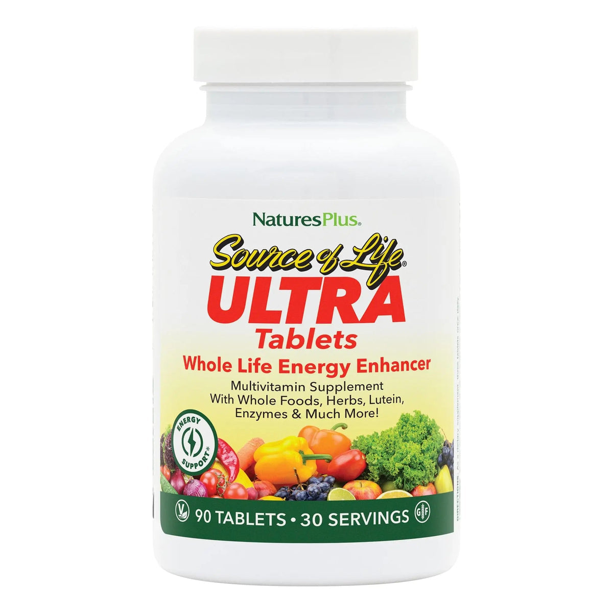 NaturesPlus Ultra Source of Life Multivitamin - 90 Tablets - Supports Immune Health, Energy & Overall Well-Being - with Lutein & Vitamin D3 Aus Healthcare