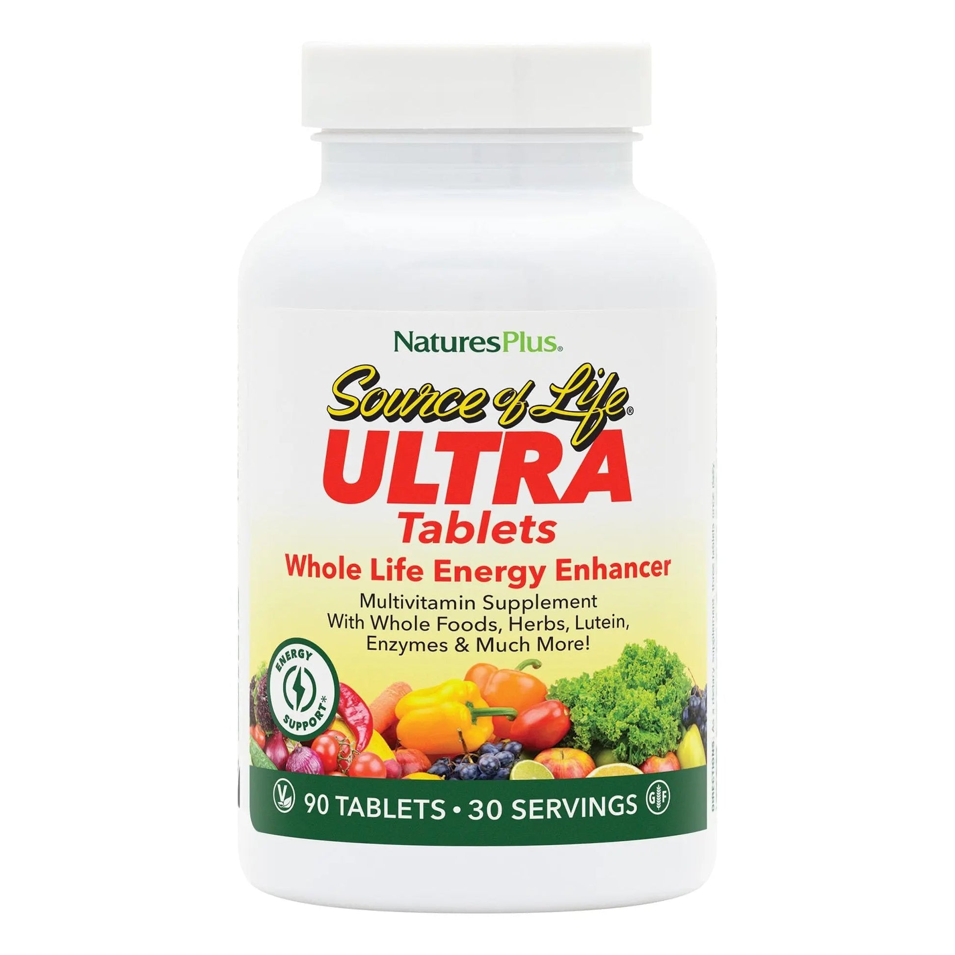 NaturesPlus Ultra Source of Life Multivitamin - 90 Tablets - Supports Immune Health, Energy & Overall Well-Being - with Lutein & Vitamin D3 Aus Healthcare