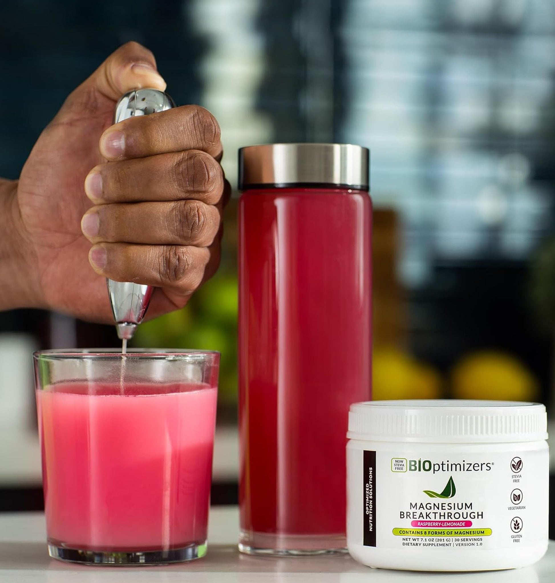 BIOptimizers Magnesium Breakthrough Drink - 8 Forms of Magnesium, Electrolytes, Sleep Health, Stress, Muscle Recovery, Heart Support | Glycinate, Citrate, Malate- Tart Cherry BIOptimizersBuy Supplements Australia
