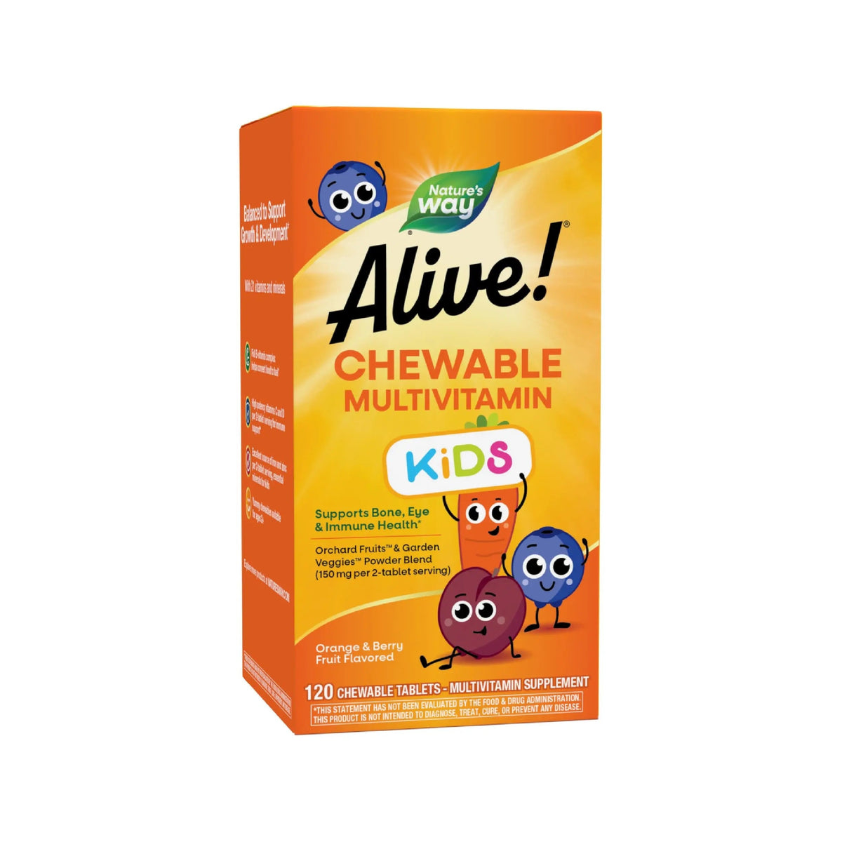 Alive! Children's Multi-Vitamin Chewable - 120 Chewable Tablets by Nature's Way Nature's WayBuy Supplements Australia