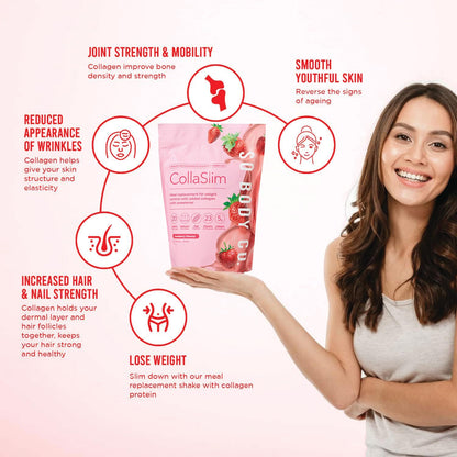 CollaSlim, Meal Replacement Shake with Added Collagen, Vitamins and Minerals, 800g So Body CoBuy Supplements Australia