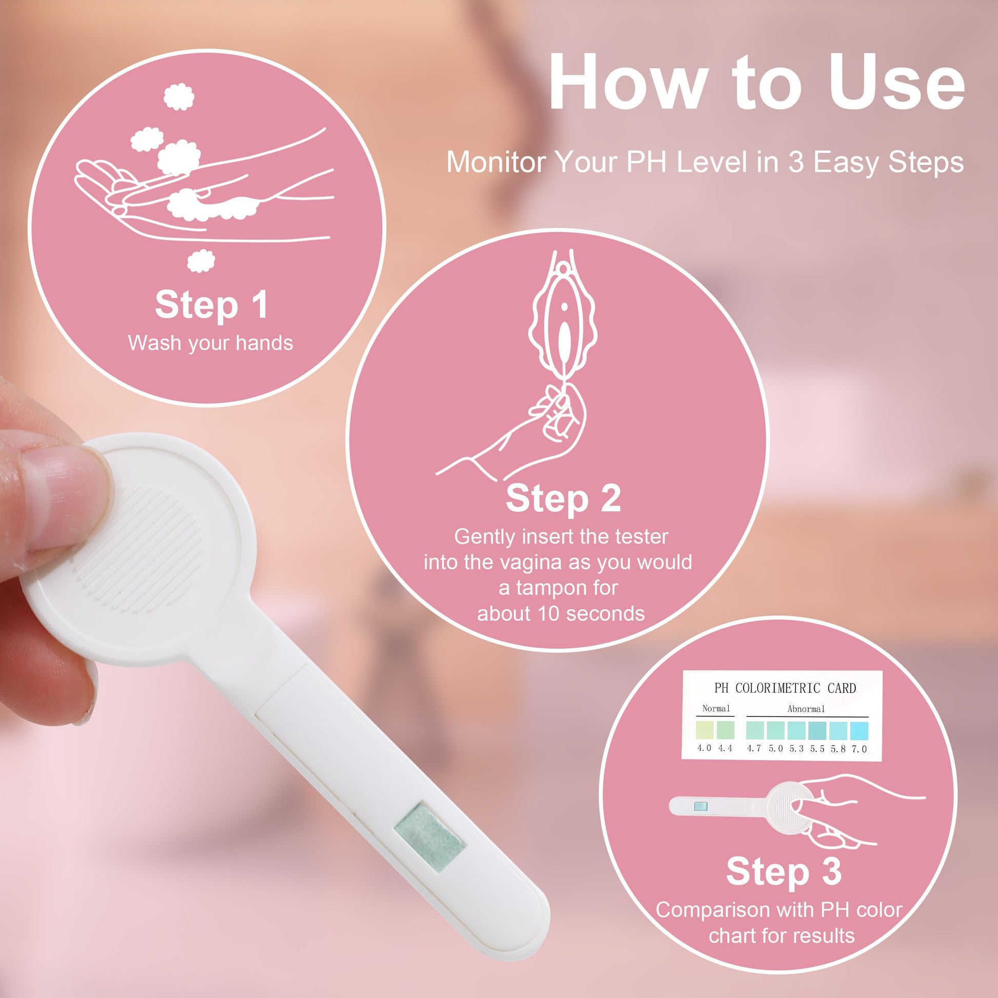 T TESTAHEAD Vaginal pH Test Strips, Feminine Health Vaginal pH Test Strips Kits T TESTAHEADBuy Supplements Australia