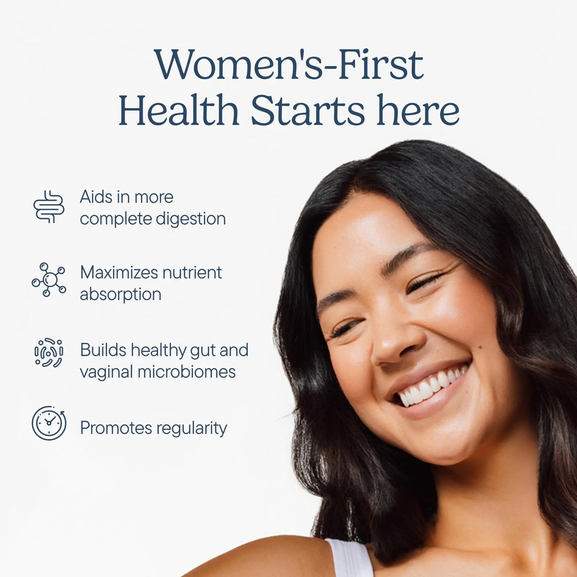 Zenwise Health 3-in-1 Womens Probiotic Supplement for Digestive, Gut Flora & Vaginal Health - Daily Probiotics & Prebiotics for Women with Digestive Enzymes Supports Bloating & Gas Relief - 60 Count Zenwise HealthBuy Supplements Australia