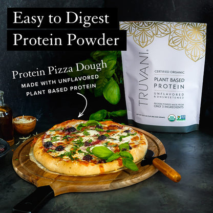 Truvani Organic Vegan Protein Powder Unflavored - 20g of Plant Based Protein, Organic TruvaniBuy Supplements Australia