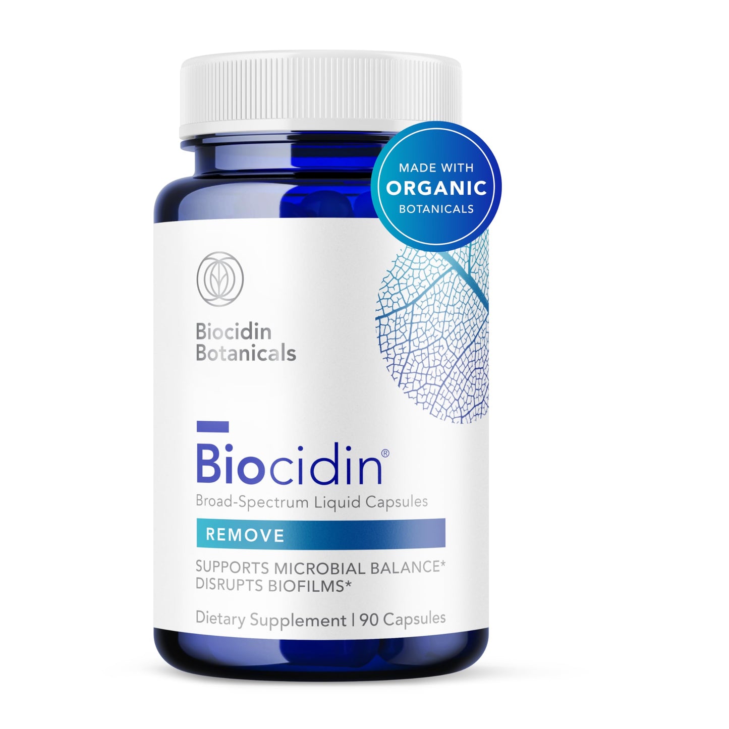 Biocidin Capsules - Biofilm Disruptor - Supports Gut Detox Cleanse, Healthy Microbial Balance, Immune Function & Gut Health - Professional-Grade Herbal Supplement Bio-Botanical Research canada supplements