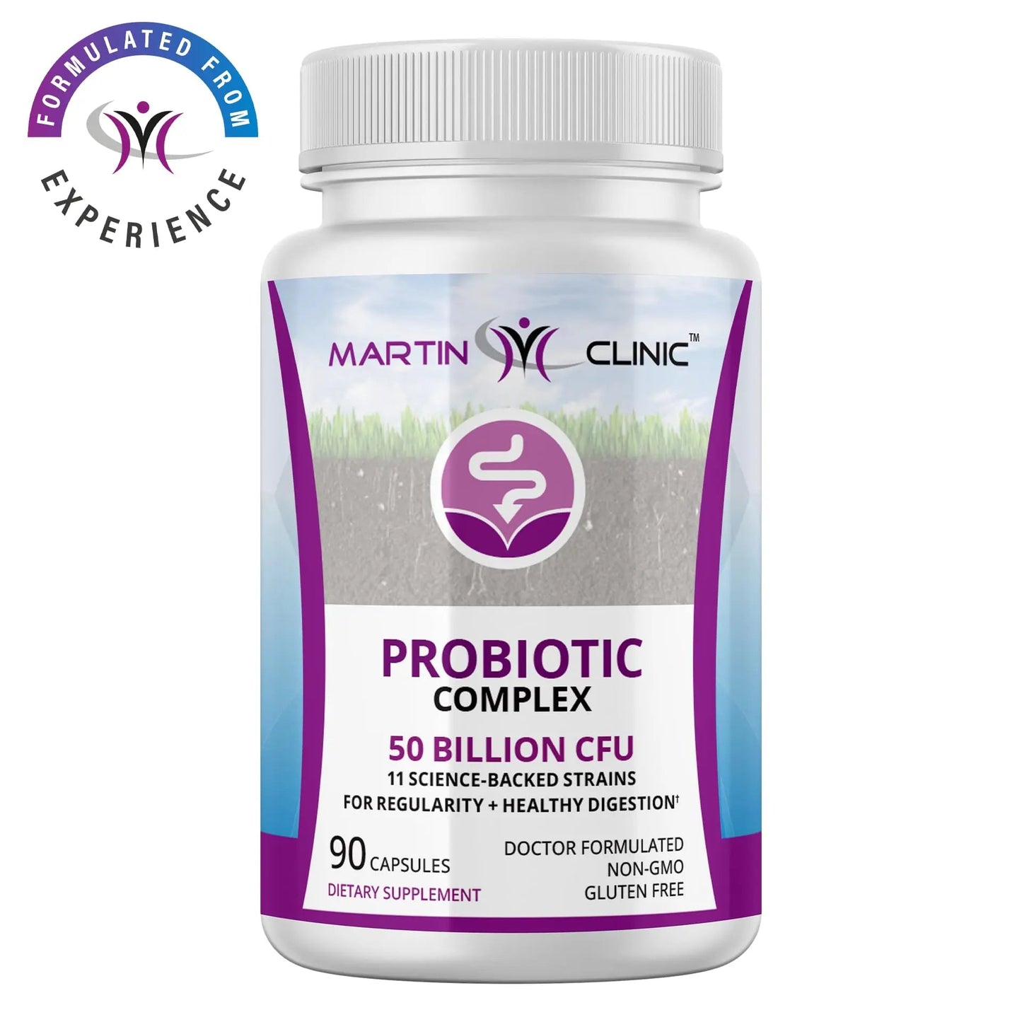 martin clinic Probiotic for Gut Health & Immune Support — Daily Digestive Balance, Bloating Relief & Better Nutrient Absorption — 60 Capsules martin clinicBuy Supplements Australia