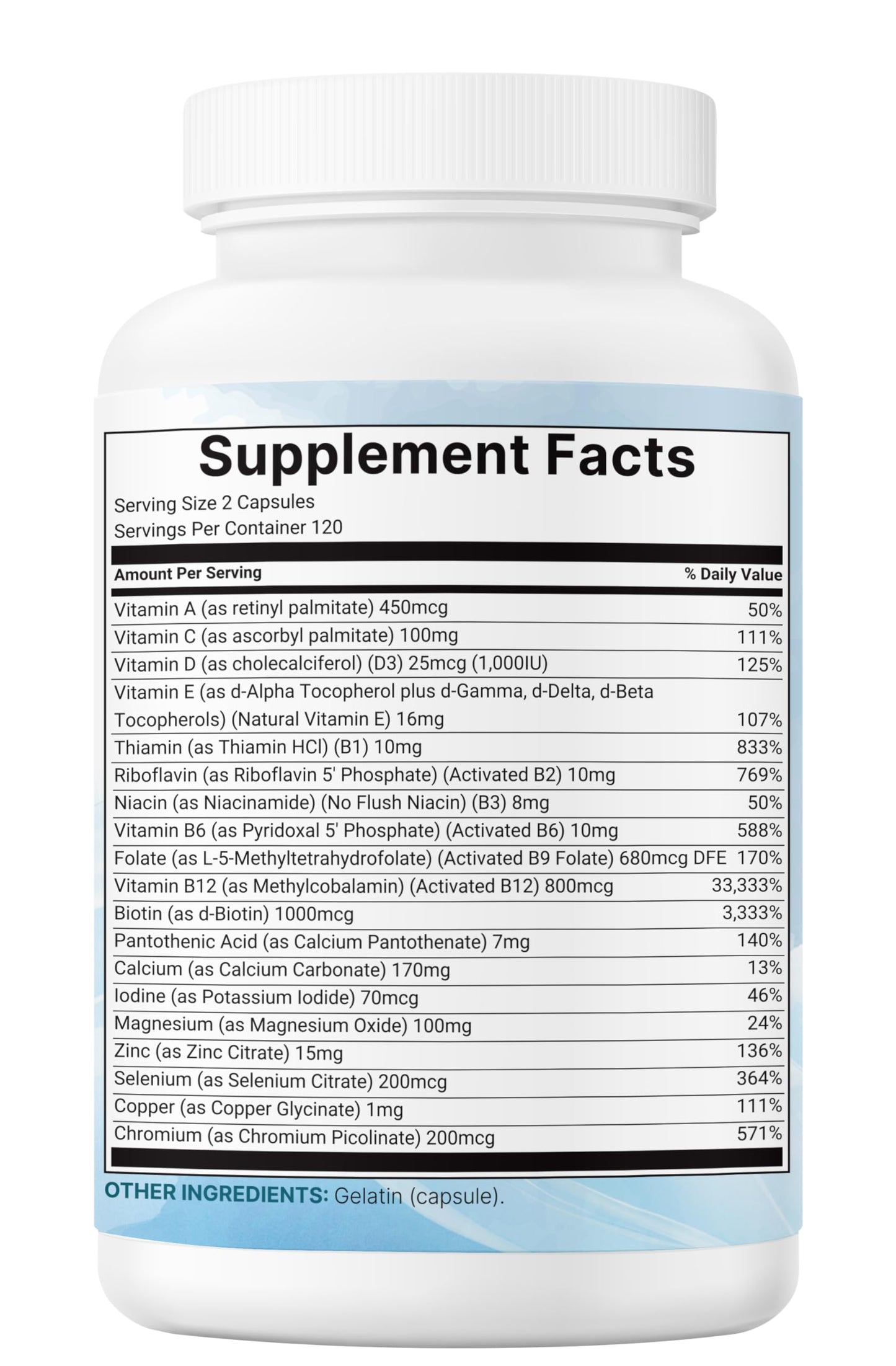 Micro Ingredients Pure Methylated Multivitamin, 240 Capsules | 19-in-1 Formula with Vitamins C, D, B12, Folate, Magnesium, Zinc & More | Micro IngredientsBuy Supplements Australia