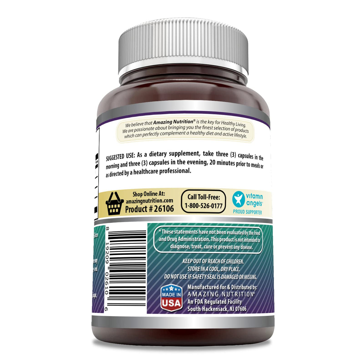 Amazing Formulas Advanced Collagen Supplement | Collagen Type I, II & III with Vitamin C & Hyaluronic | 1600 Mg Per Serving | 90 Capsules | Non-GMO | Gluten-Free | Made in USA Amazing NutritionBuy Supplements Australia