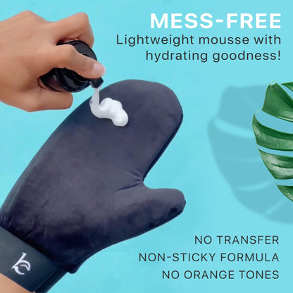 Self Tanner Tanning Mousse Kit - USA Made with Natural & Organic Ingredients Beauty by EarthBuy Supplements Australia