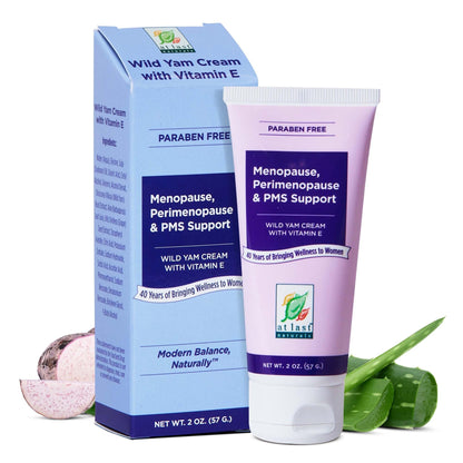 At Last Naturals Wild Yam Cream Hormone Balance for Women Menopause PMS Relief with Vitamin E Helps Smooth Dry Skin Reduce Hot Flashes and Promotes Well Being (2 oz 1 Packs) At Last NaturalsBuy Supplements Australia