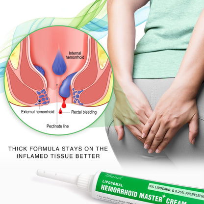 Ebanel 5% Lidocaine Hemorrhoid Treatment Cream with Witch Hazel, Phenylephrine, Horse Chestnut, Vitamin B6, Zinc Oxide, External and Internal Hemorrhoids Treatment Burn Itch Pain Relief Anal Cream Ebanel buy supplements Au