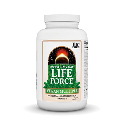 Source Naturals Vegan True Vegan Force Multiple, Advanced Energy Formula for Vegans* - 180 Tablets Source NaturalsBuy Supplements Australia