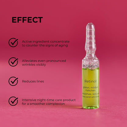 DR. GRANDEL Retinol Ampoules I smoothing, refining, regenerating ampoule against the signs of time Dr. Grandel buy supplements Au