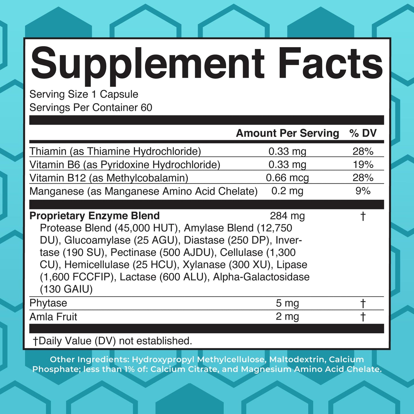 MaryRuth Organics Digestive Enzymes | Up to 2 Month Supply | Vegan Digestive Health Aid and Gut Health Enzyme Complex | Over 12 Enzymes | Vitamins B6 & B12 MARYRUTH'SBuy Supplements Australia