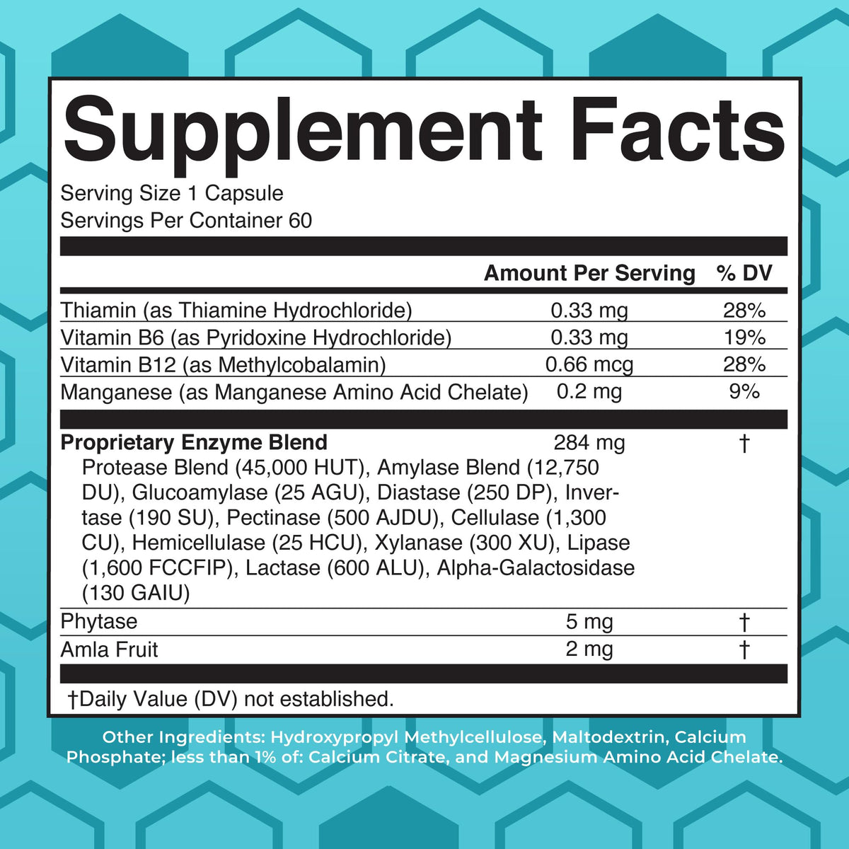 MaryRuth Organics Digestive Enzymes | Up to 2 Month Supply | Vegan Digestive Health Aid and Gut Health Enzyme Complex | Over 12 Enzymes | Vitamins B6 & B12 MARYRUTH'SBuy Supplements Australia