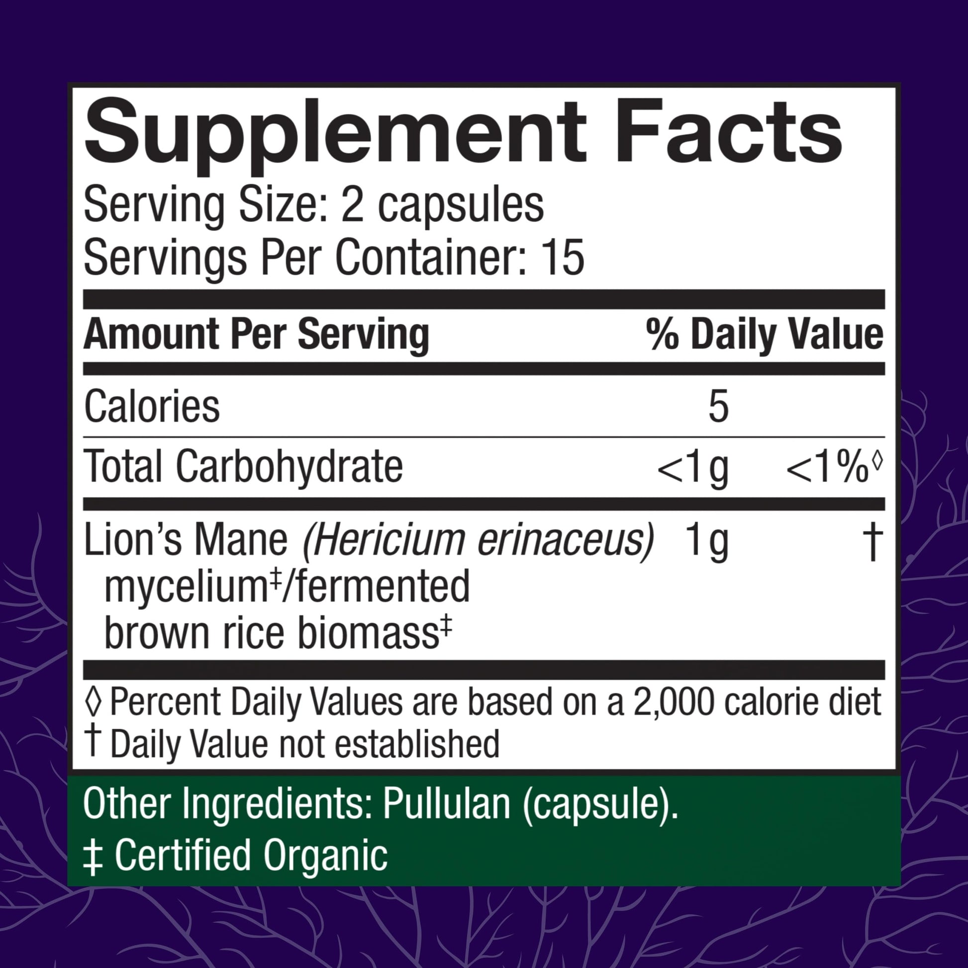 Host Defense Mushrooms Lion's Mane - Brain Health Support Supplement for Focus & Memory Function - Immune & Nervous System Support Supplement- 30 Capsules Host DefenseBuy Supplements Australia