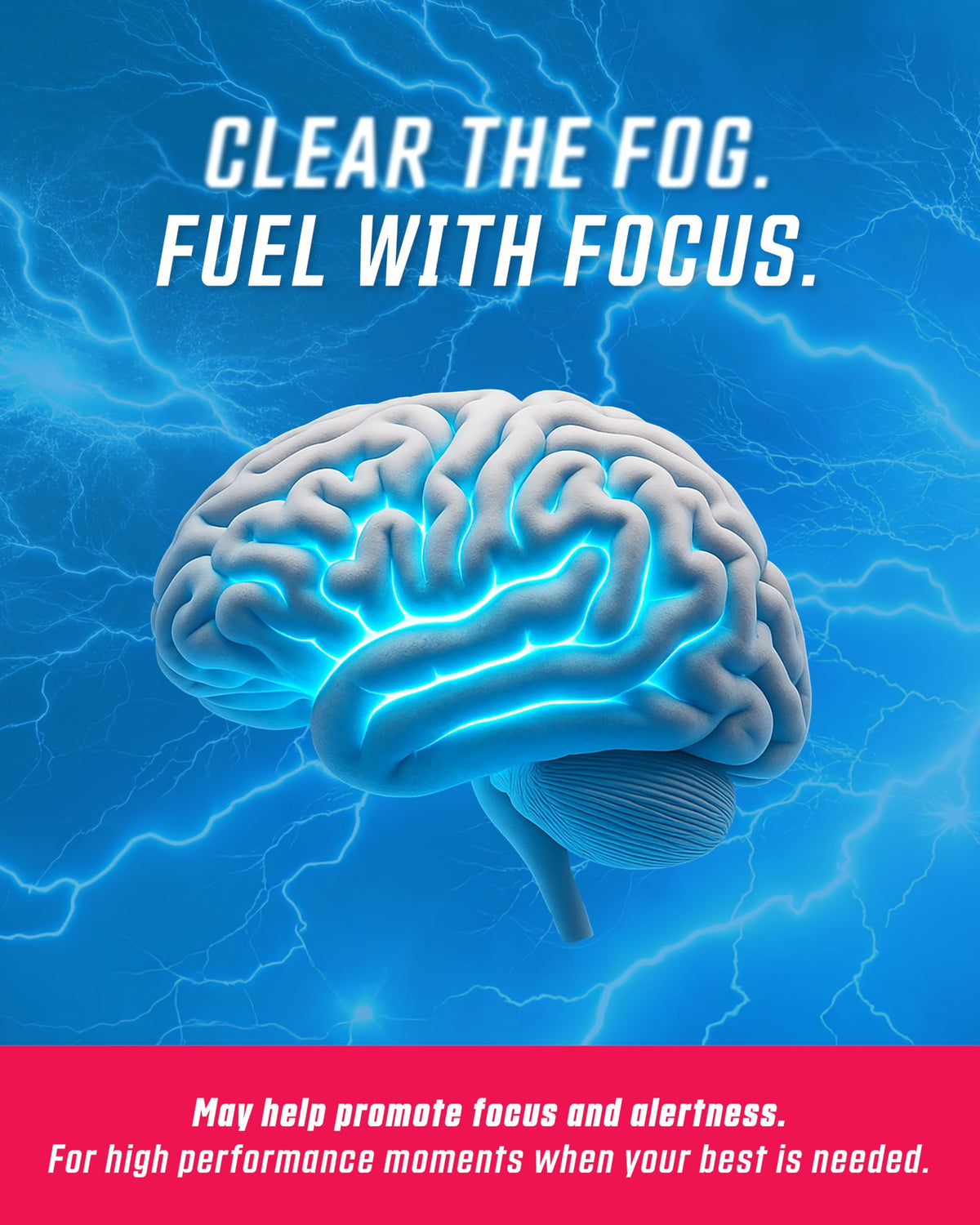 GRINDS Focus Pouches - Naturally Flavored with Nootropic Ingredients - Contains Alpha GPC and L-Theanine - Nicotine-Free, Sugar-Free - 3 Pack, 18 Pouches Per Can - Blue Raspberry GRINDSBuy Supplements Australia
