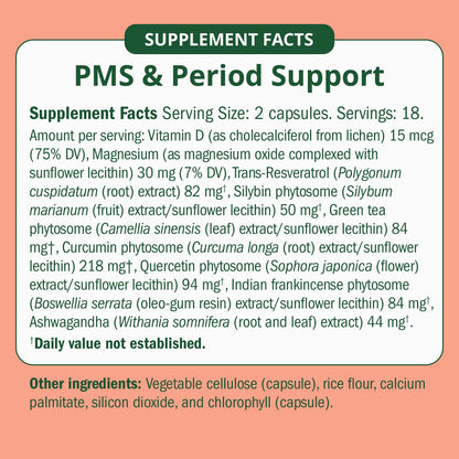 PMS & Period Relief - Menstrual Cramp Relief: No More Period Cramps, Mood Swings, or Bloating. PMS Supplement for Happy Hormones and Period Relief. (40 Count) SemaineBuy Supplements Australia