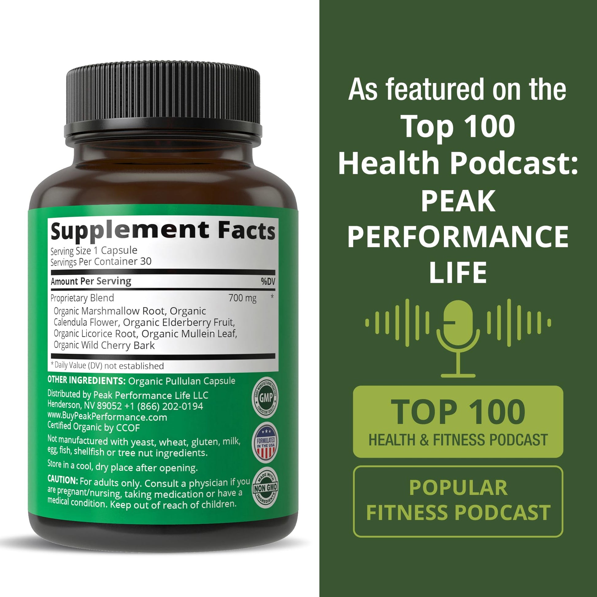 USDA Organic Lung Detox for Smokers and Non Smokers with 6 Top Ingredients. Mullein Leaf, Marshmallow Root, Calendula. Lungs Cleanse for Better Respiratory Health. Lung Support Capsules Supplement Peak PerformanceBuy Supplements Australia