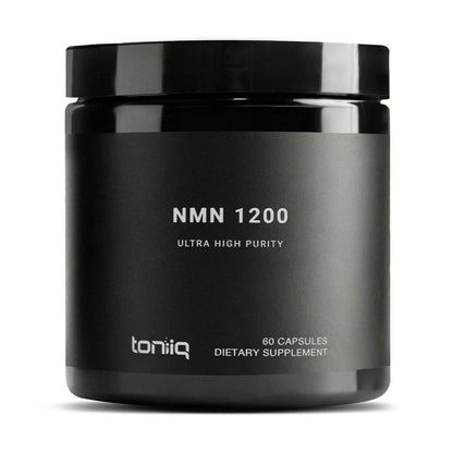 Toniiq NMN Supplement 1200mg - Third Party Tested Stabilized Capsules - 98% Highly Purified for NAD + - 60 Capsules Nicotinamide Mononucleotide Booster Supplement Toniiq buy supplements Au
