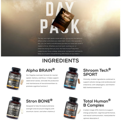 ONNIT Total Human Day and Night Vitamin Packs for Men and Women,Capsule, 30-Day ONNITBuy Supplements Australia