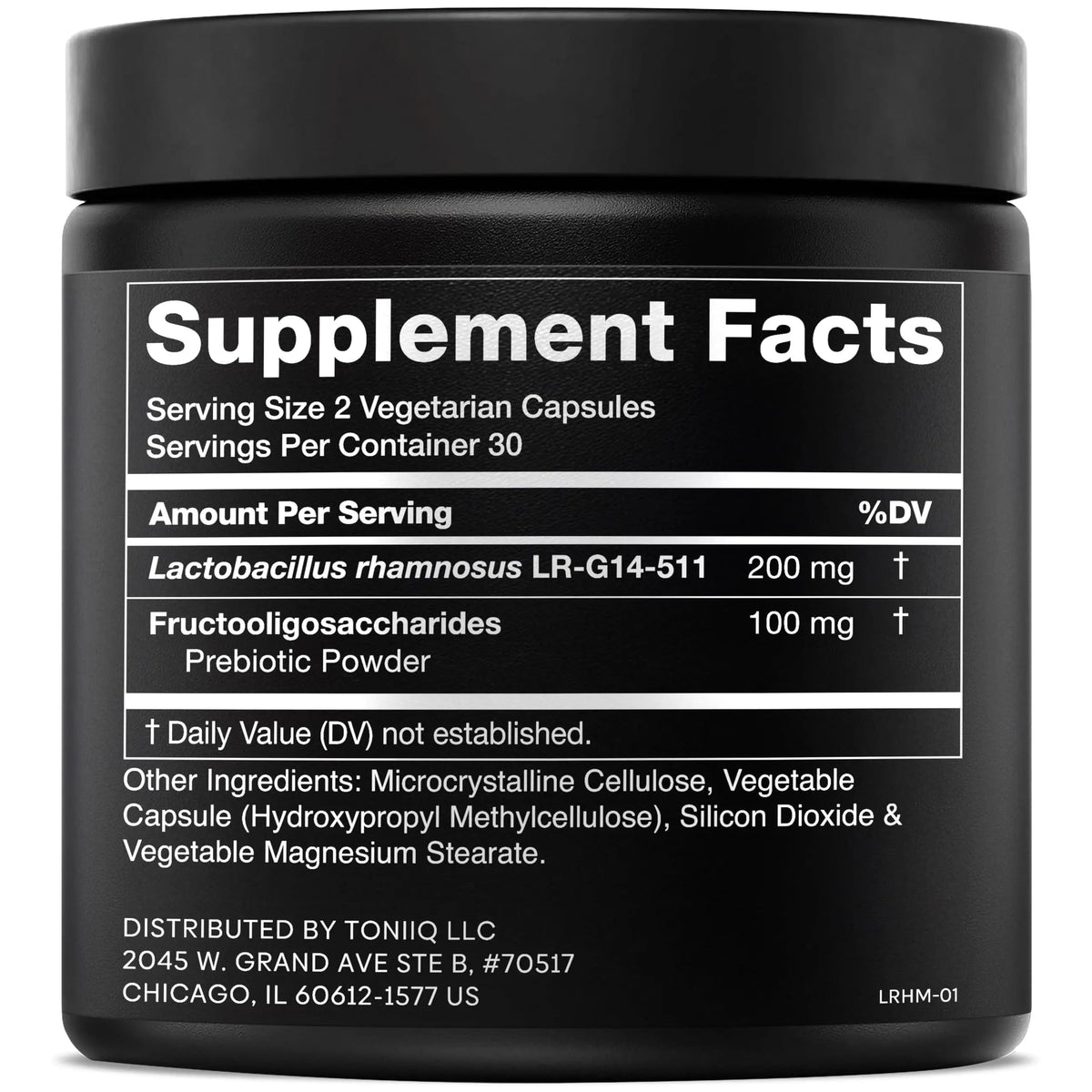 Toniiq Lactobacillus Rhamnosus – Ultra High Strength 100B CFU with Prebiotic FOS – Delayed Release Capsules – Third-Party Lab Tested – 60 Capsules Toniiq buy supplements Au