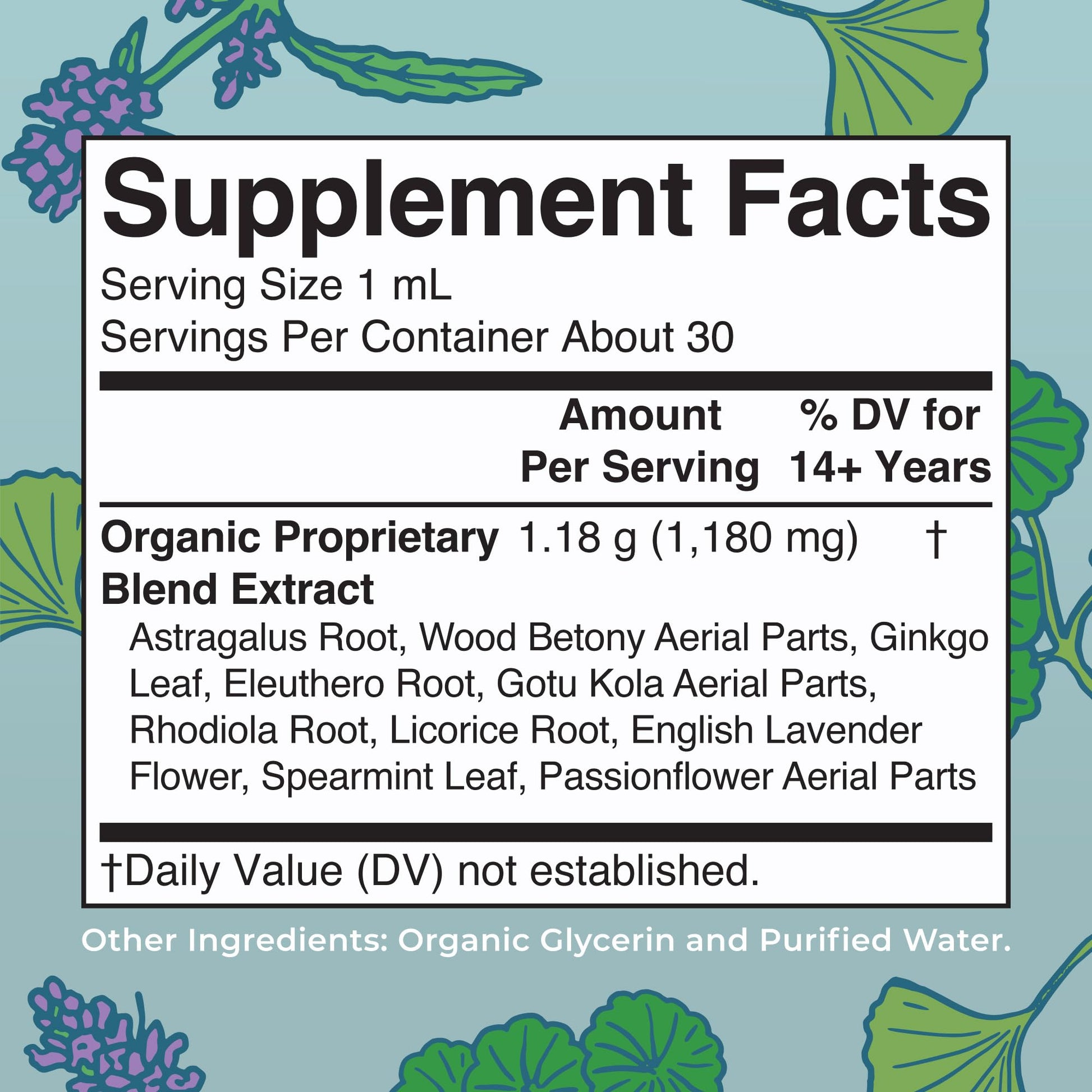 MaryRuth Organics - USDA Organic Brain Nootropic Supplement for Adults with Ginkgo Biloba & Astragalus | Focus & Adrenal Support | Brain & Memory Drops | Vegan | Non-GMO | Gluten Free | 30 Servings MARYRUTH'SBuy Supplements Australia