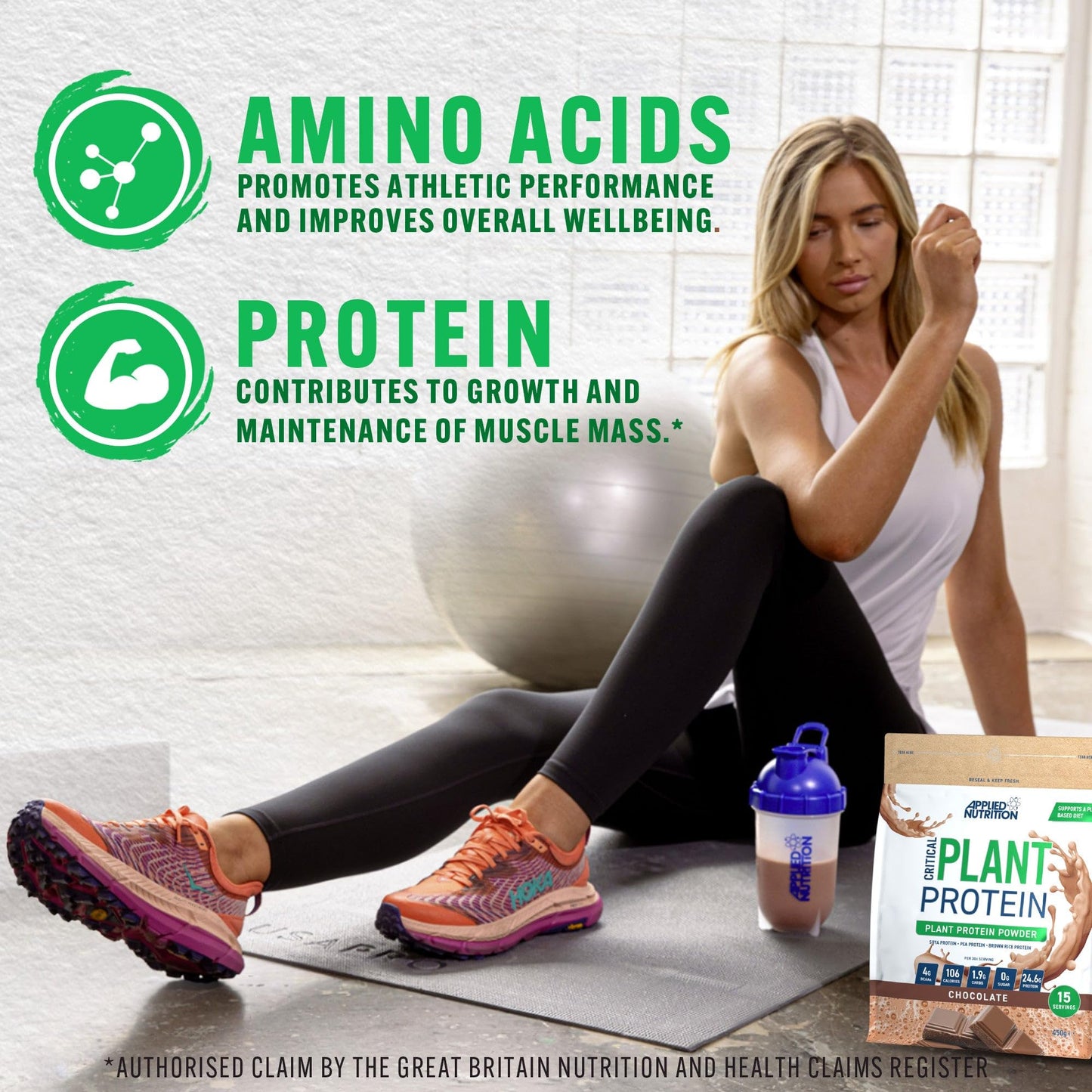 Applied Nutrition Plant Protein Powder – Critical Plant Vegan Protein Shake with SOYA, Pea, Brown Rice Proteins Applied NutritionBuy Supplements Australia