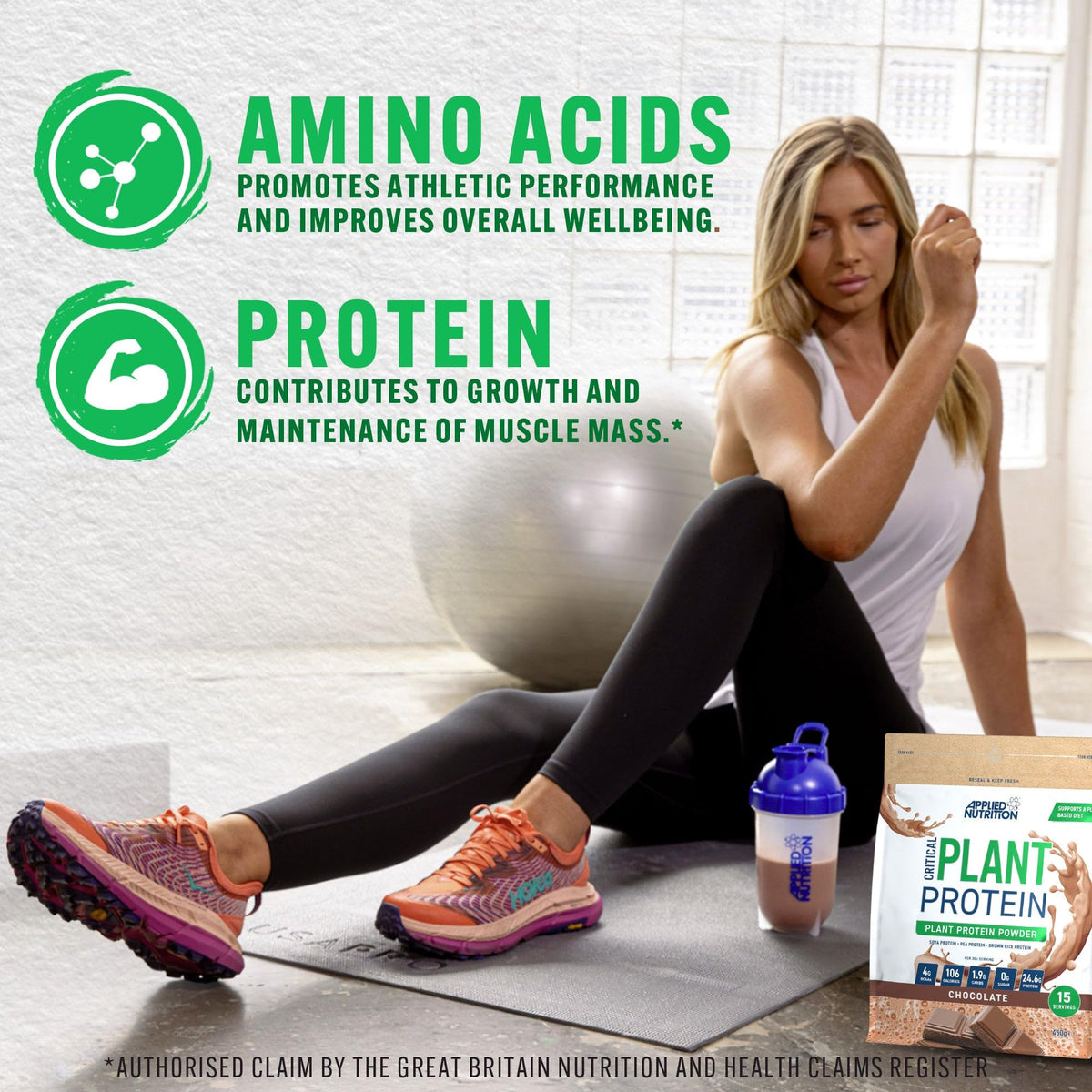 Applied Nutrition Plant Protein Powder – Critical Plant Vegan Protein Shake with SOYA, Pea, Brown Rice Proteins Applied NutritionBuy Supplements Australia